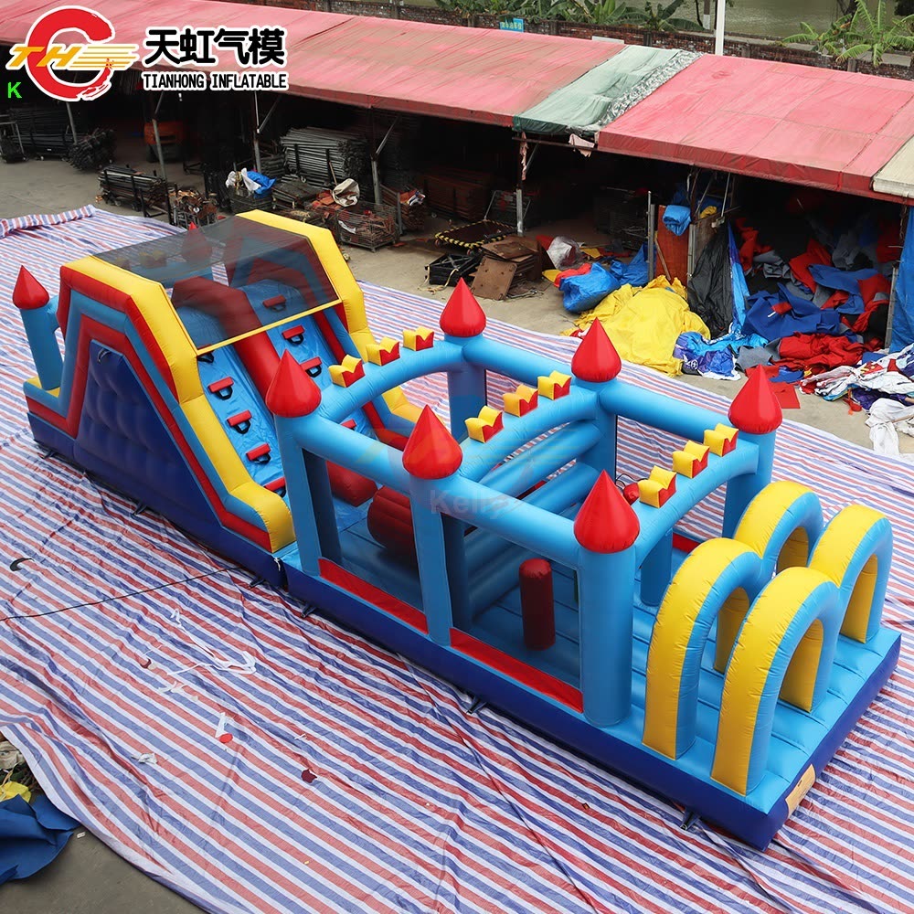 Giant inflatable obstacle course